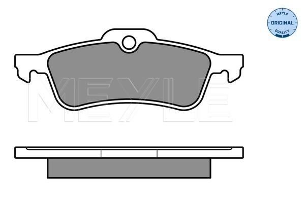 Brake Pad Set, disc brake MEYLE 025 237 1616