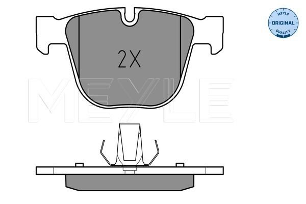 Brake Pad Set, disc brake MEYLE 025 237 3017