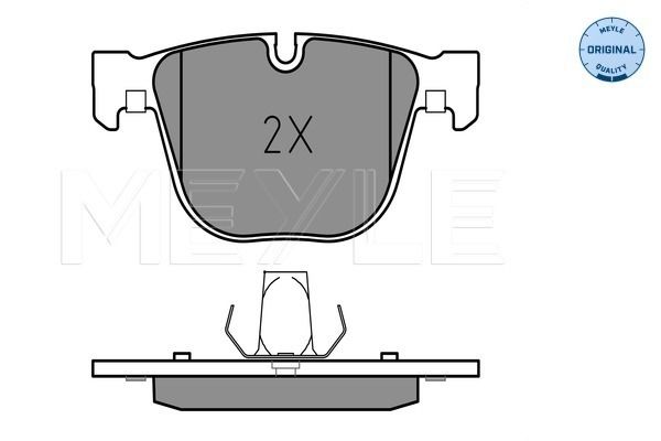 Brake Pad Set, disc brake MEYLE 025 237 3116