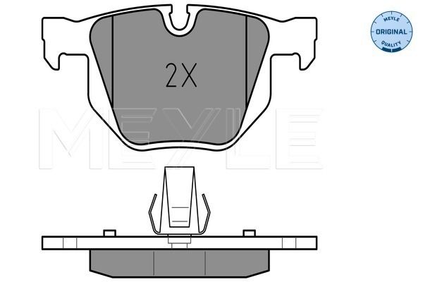 Brake Pad Set, disc brake MEYLE 025 237 3217