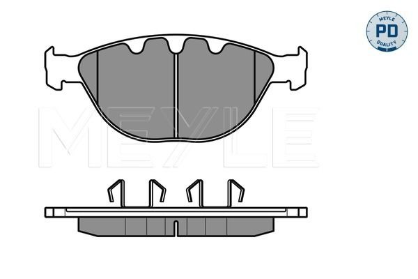 Brake Pad Set, disc brake MEYLE 025 237 9120/PD