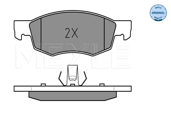 Brake Pad Set, disc brake MEYLE 025 238 4218