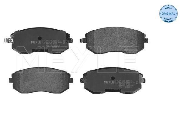 Brake Pad Set, disc brake MEYLE 025 238 6517/W