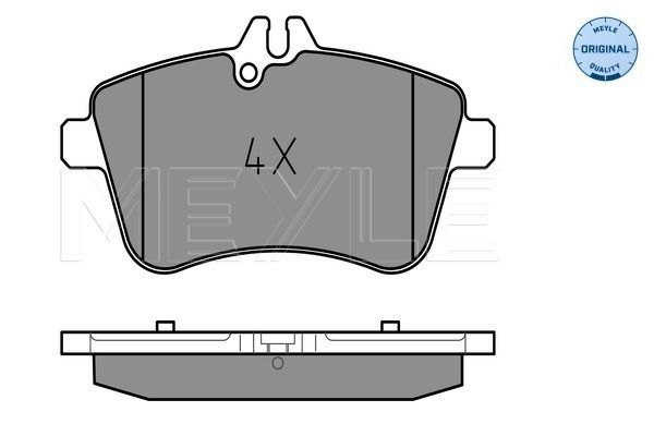 Brake Pad Set, disc brake MEYLE 025 238 8120