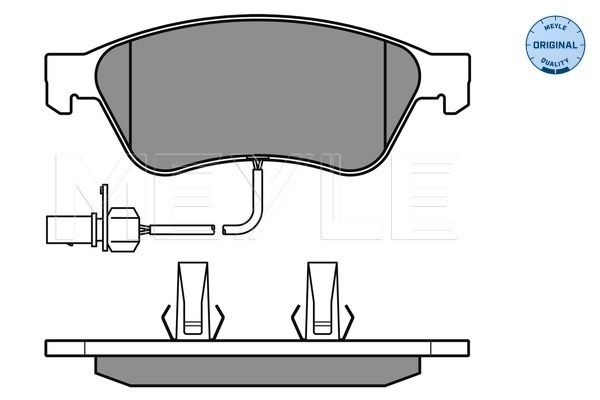 Brake Pad Set, disc brake MEYLE 025 238 9620/W