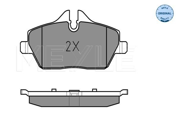 Brake Pad Set, disc brake MEYLE 025 239 1517