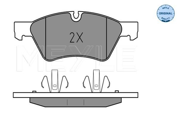 Brake Pad Set, disc brake MEYLE 025 239 2221