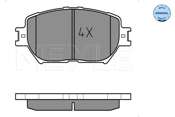 Brake Pad Set, disc brake MEYLE 025 239 2817