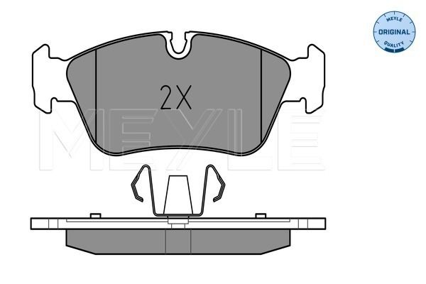 Brake Pad Set, disc brake MEYLE 025 239 3517