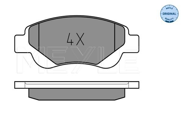 Brake Pad Set, disc brake MEYLE 025 239 5917