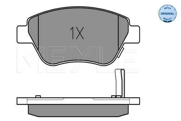 Brake Pad Set, disc brake MEYLE 025 239 8217/W