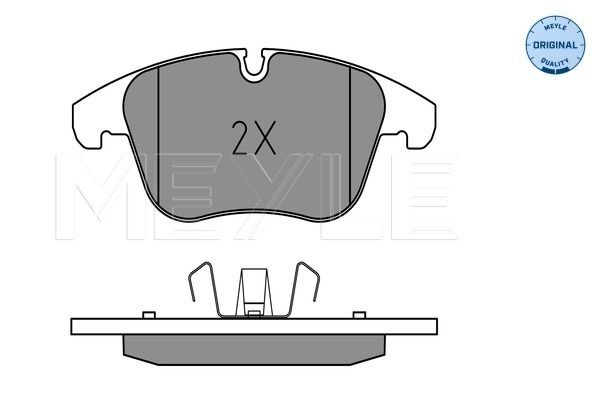 Brake Pad Set, disc brake MEYLE 025 240 8418