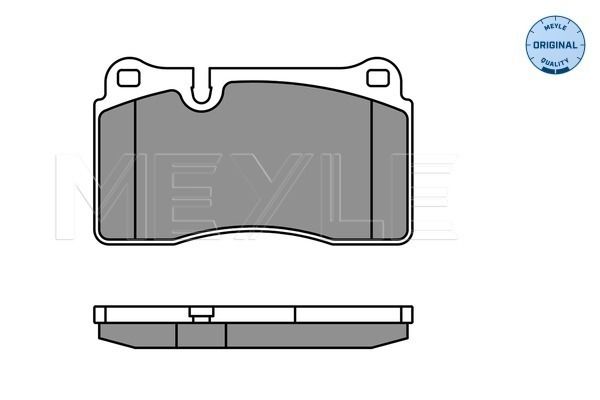 Brake Pad Set, disc brake MEYLE 025 240 9817