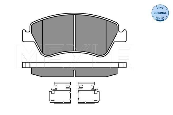 Brake Pad Set, disc brake MEYLE 025 241 2219/W