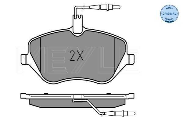 Brake Pad Set, disc brake MEYLE 025 241 3317/W