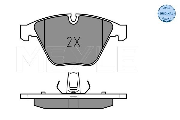 Brake Pad Set, disc brake MEYLE 025 241 6120