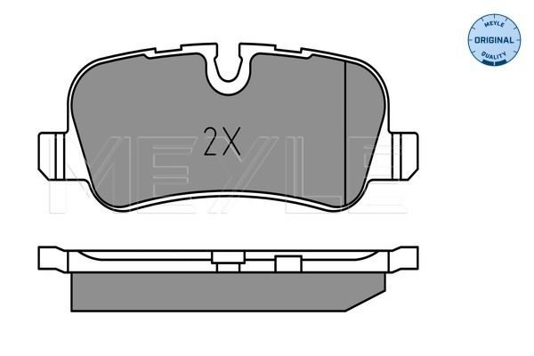 Brake Pad Set, disc brake MEYLE 025 241 9217