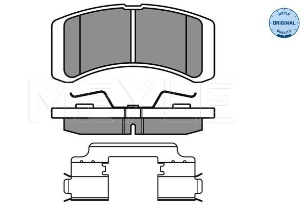 Brake Pad Set, disc brake MEYLE 025 242 2914/W