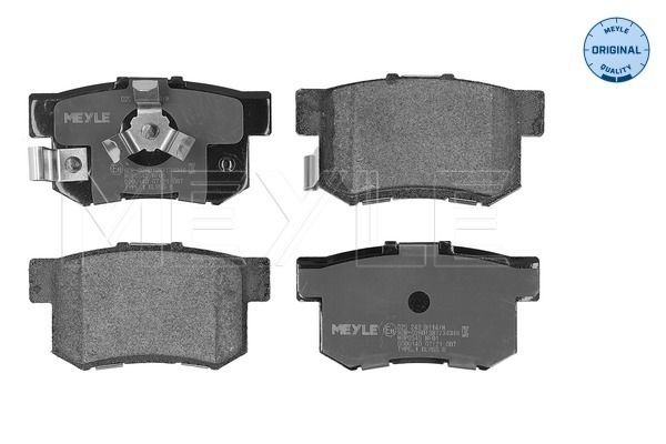 Brake Pad Set, disc brake MEYLE 025 242 3114/W