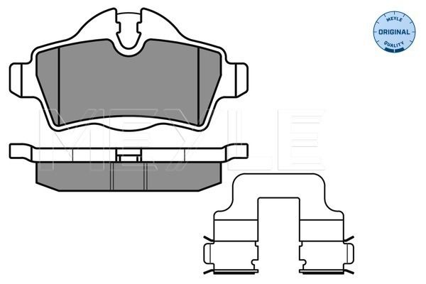 Brake Pad Set, disc brake MEYLE 025 242 8917