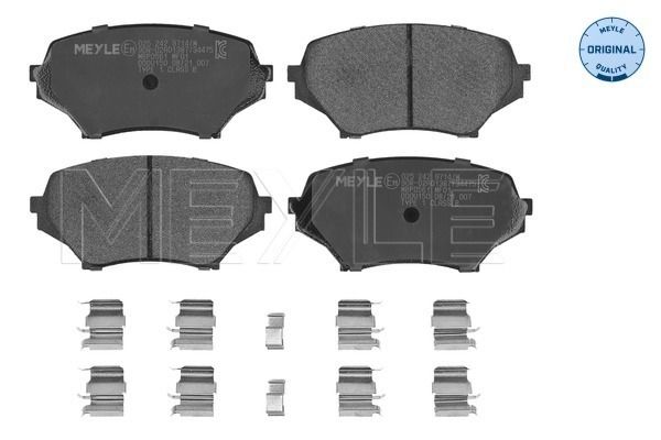 Brake Pad Set, disc brake MEYLE 025 242 9714/W