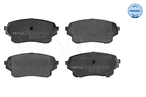 Brake Pad Set, disc brake MEYLE 025 243 0115/W