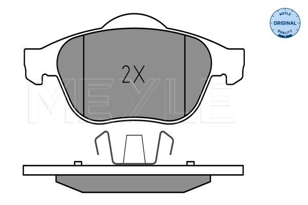 Brake Pad Set, disc brake MEYLE 025 245 3618