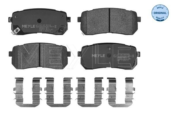 Brake Pad Set, disc brake MEYLE 025 245 5915/W