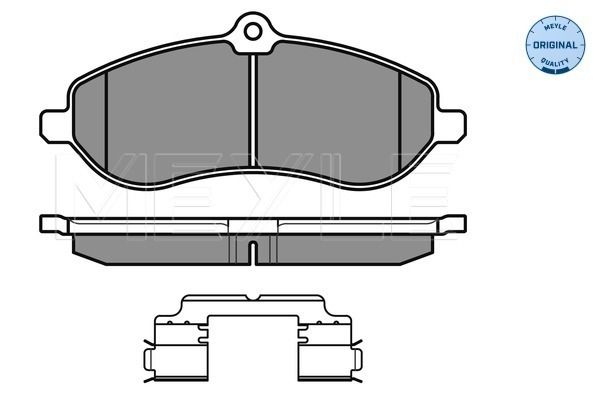 Brake Pad Set, disc brake MEYLE 025 245 9518/W