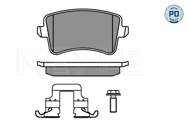 Brake Pad Set, disc brake MEYLE 025 246 0617-1/PD