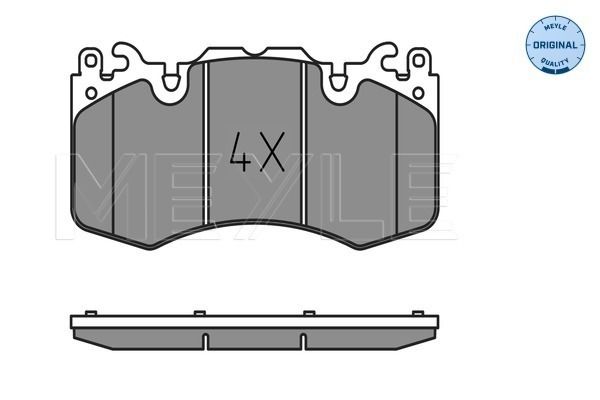 Brake Pad Set, disc brake MEYLE 025 246 5916