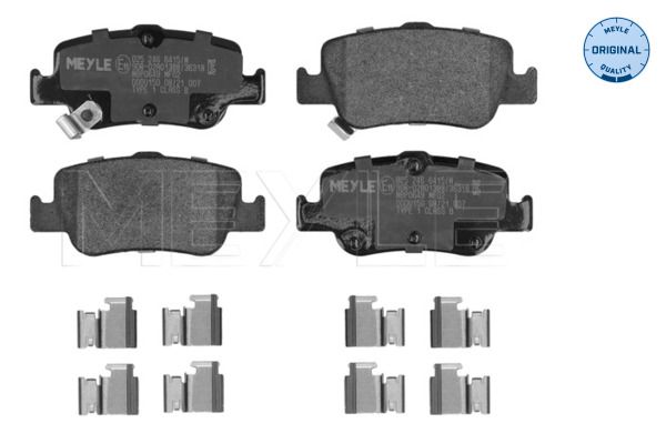 Brake Pad Set, disc brake MEYLE 025 246 6415/W