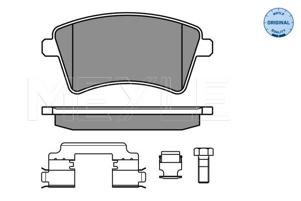 Brake Pad Set, disc brake MEYLE 025 246 9317