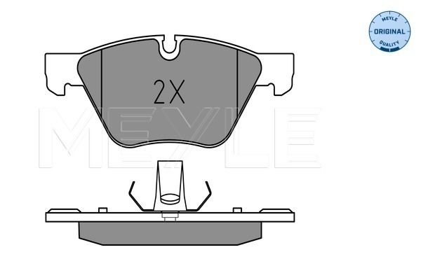 Brake Pad Set, disc brake MEYLE 025 246 9719