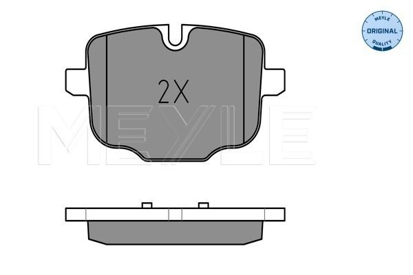 Brake Pad Set, disc brake MEYLE 025 247 0318