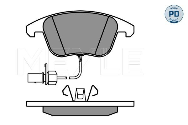 Brake Pad Set, disc brake MEYLE 025 247 0520/PD