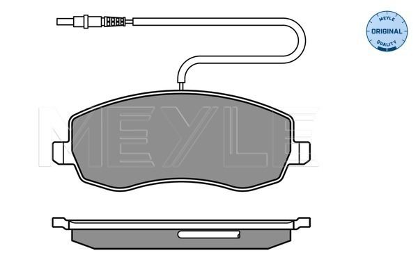 Brake Pad Set, disc brake MEYLE 025 248 3919/W