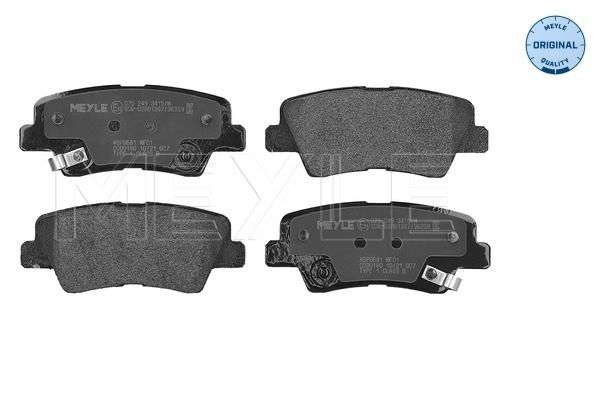 Brake Pad Set, disc brake MEYLE 025 249 3415/W