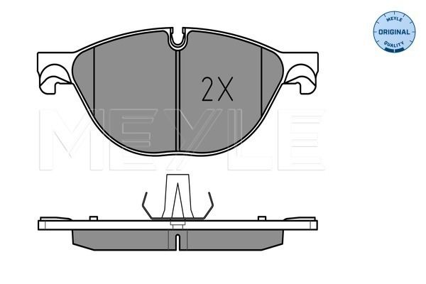 Brake Pad Set, disc brake MEYLE 025 250 4519