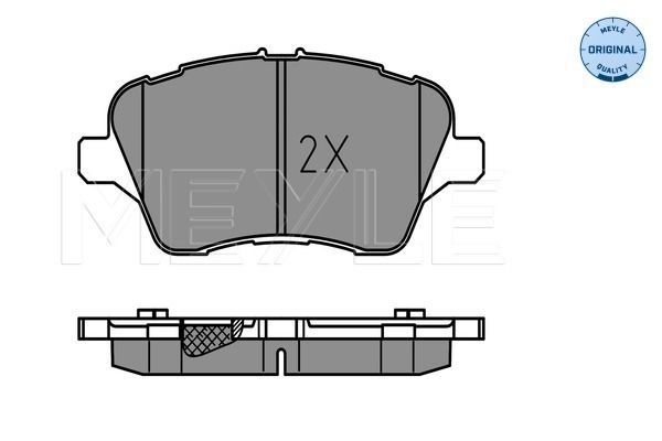 Brake Pad Set, disc brake MEYLE 025 251 3417