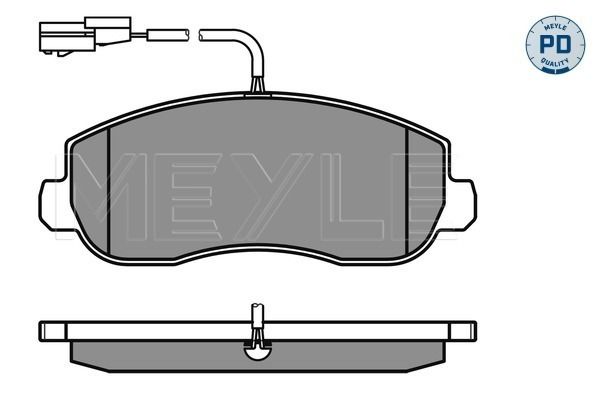 Brake Pad Set, disc brake MEYLE 025 251 4718/PD