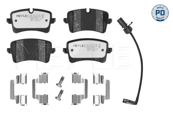 Brake Pad Set, disc brake MEYLE 025 252 1417/PD