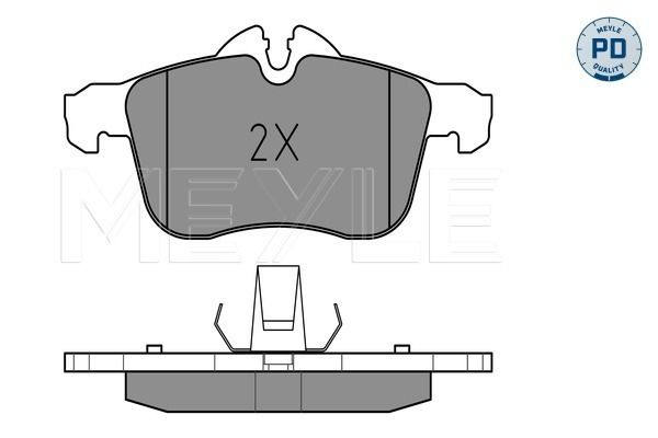 Brake Pad Set, disc brake MEYLE 025 283 3219/PD