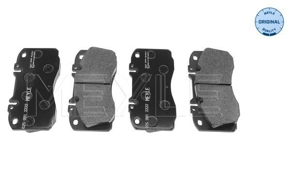 Brake Pad Set, disc brake MEYLE 025 291 2222