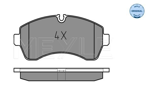 Brake Pad Set, disc brake MEYLE 025 292 0020