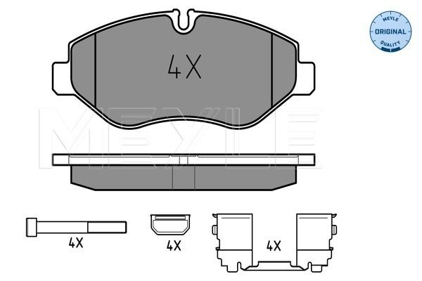 Brake Pad Set, disc brake MEYLE 025 292 2920