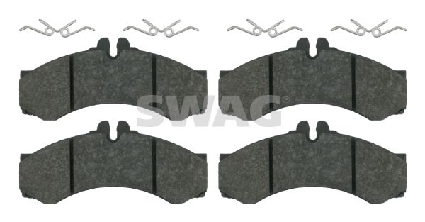 Brake Pad Set, disc brake SWAG 10 91 6164