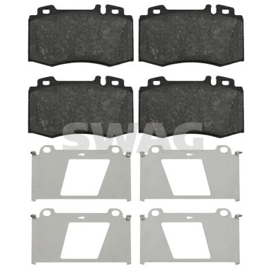 Brake Pad Set, disc brake SWAG 10 91 6454