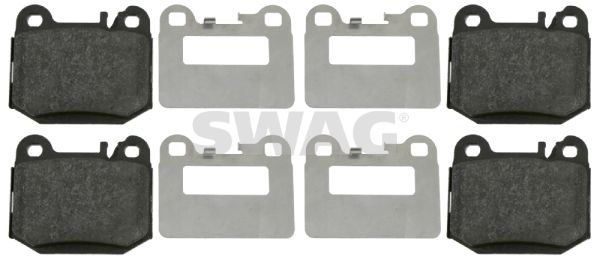 Brake Pad Set, disc brake SWAG 10 91 6437