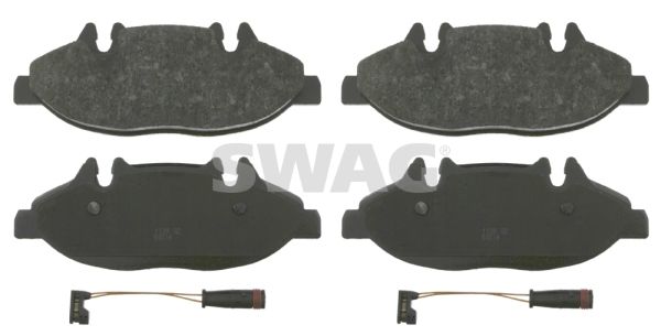 Brake Pad Set, disc brake SWAG 10 91 6487